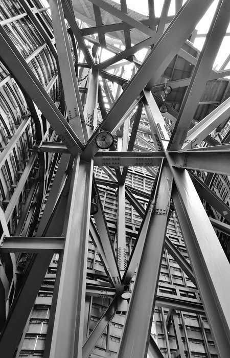 Structural steelwork representing Alphadex innovation