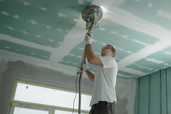 Drylining interior