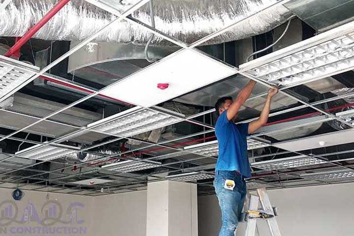 Suspended ceiling interior
